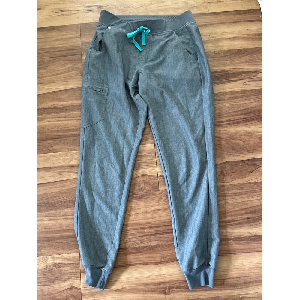FIGS‎ Women's Scrub Pants Jogger Style Teal Drawstring Size
